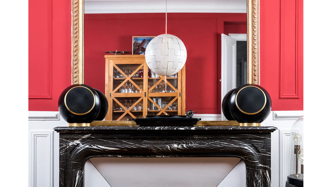 Planet L 2.0 80 Years Anniversary Speaker Black Satin/Gold Speaker